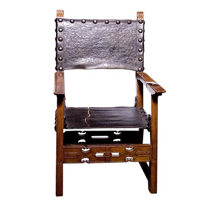 Lot 278 - Continental Baroque Walnut Armchair 17th/18th...