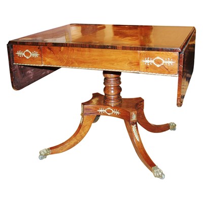 Lot 175 - Regency Style Mahogany Sofa Table Height 27...
