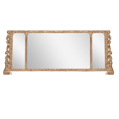Lot 326 - George II Gilt-Wood Overmantel Mirror Mid 18th...
