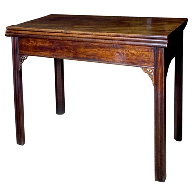 Lot 406 - George III Mahogany Triple-Top Games Table...