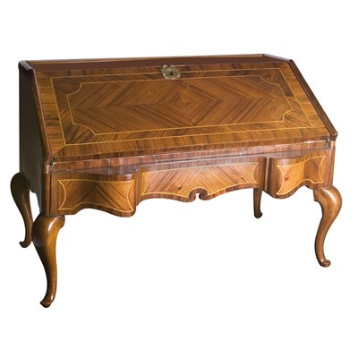 Lot 243 - Transitional Louis XV/XVI Style String Inlaid...