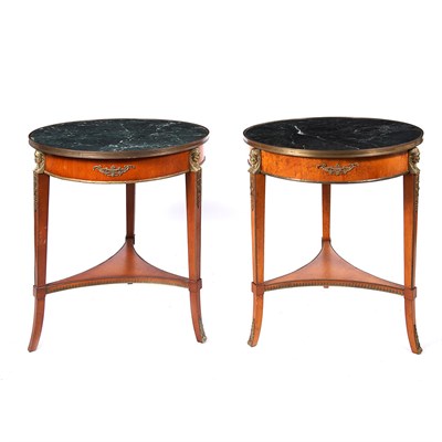 Lot 540 - Pair of Empire Style Gilt-Bronze and...