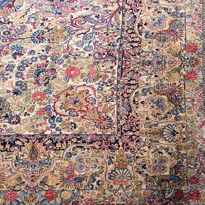 Lot 607 - Kirman Carpet Southeast Persia, second quarter...