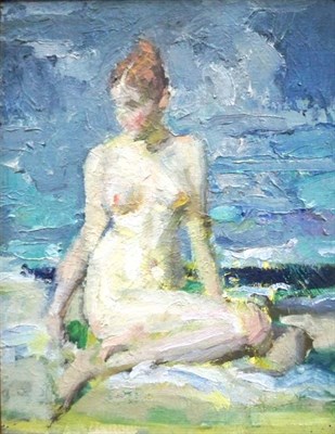 Lot 19 - Attributed to Louis L. Betts Seated Nude and...