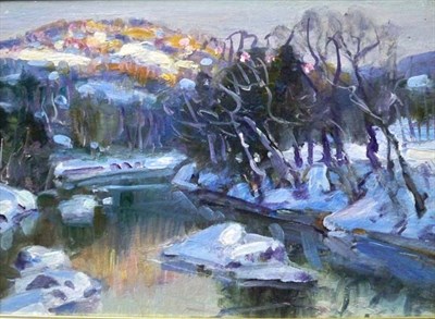 Lot 67 - Attributed to George Gardner Symons A Winter...