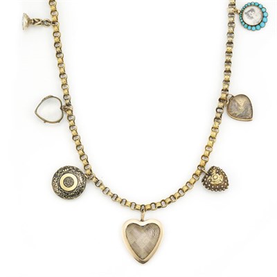 Lot 268 - Antique Charm Necklace