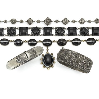 Lot 353 - Group of Assorted Metal and Glass Jewelry