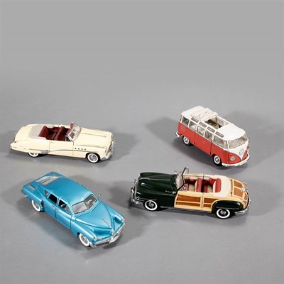 Lot 320 - Group of Sixteen Die-Cast Metal Model Cars and...