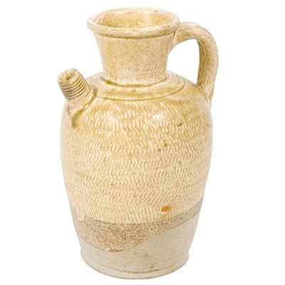 Lot 54 - Chinese Straw Glazed Porcelain Ewer Probably...