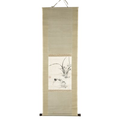 Lot 40 - Sim Sa-Jong Korean, 1707-1789 Orchids Signed...