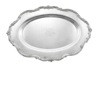 Lot 196 - Redlich & Co. Sterling Silver Tray Of shaped...