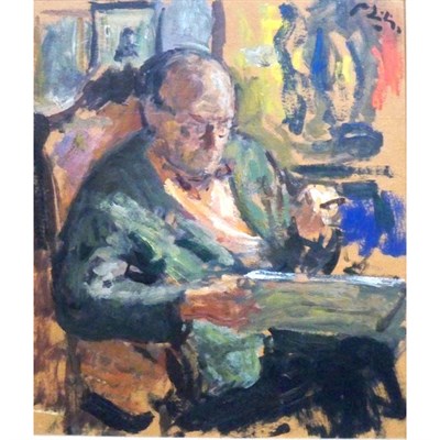 Lot 53 - Robert Philipp American, 1895-1981 Portrait of...
