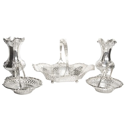 Lot 323 - Group of Five Sterling Silver Table Articles...