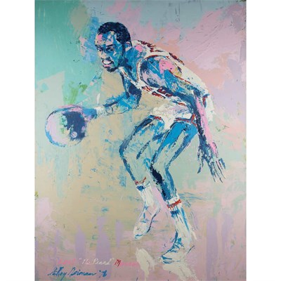 Lot 170 - LeRoy Neiman American, b. 1926 Earl "the Pearl"...
