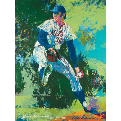 Lot 135 - LeRoy Neiman American, b. 1926 Jerry Koosman,...