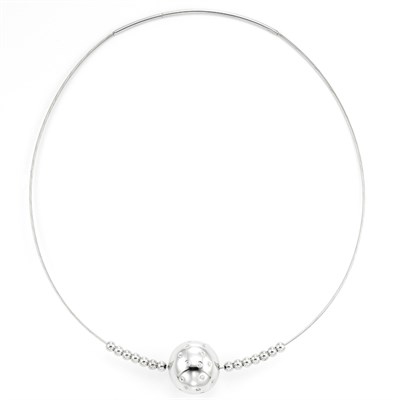 Lot 276 - White Gold and Diamond Necklace