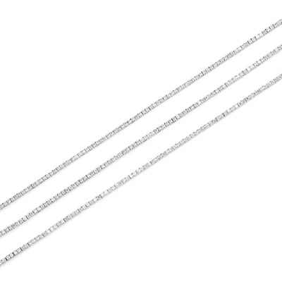 Lot 375 - Three Diamond Bracelets