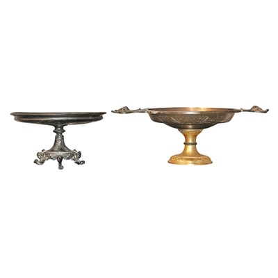 Lot 116 - Two Neoclassical Style Patinated-Metal...