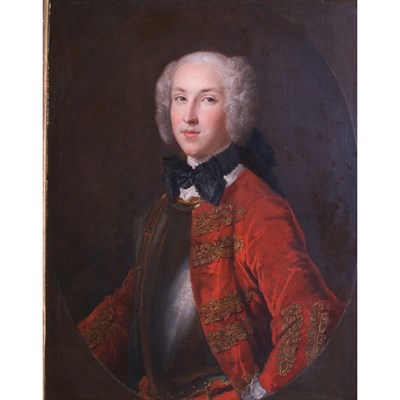 Lot 37 - Attributed to Alexis Simon Belle Portrait of a...