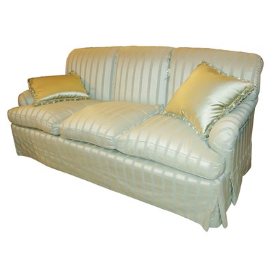 Lot 172 - Loose Cushion Sofa Length 6 feet 6 inches.