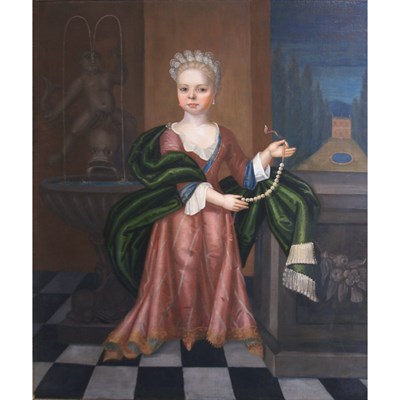 Lot 45 - Northern European School 18th Century Girl...