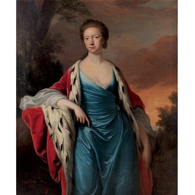 Lot 27 - Attributed to Adriaen Hanneman Portrait of a...