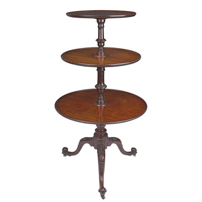 Lot 478 - George III Style Mahogany Dumbwaiter With...