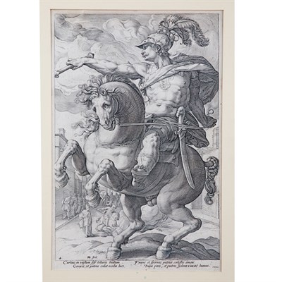 Lot 82 - Hendrik Goltzius [ROMISCHE HELDEN] Seven...