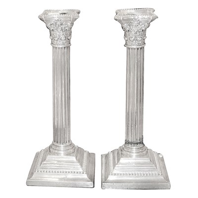 Lot 329 - Pair of Gorham Sterling Silver Candlesticks...