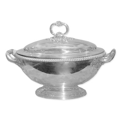 Lot 342 - Silver Plated Covered Tureen