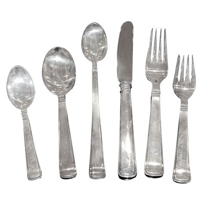Lot 307 - Danish Sterling Silver Flatware Service...