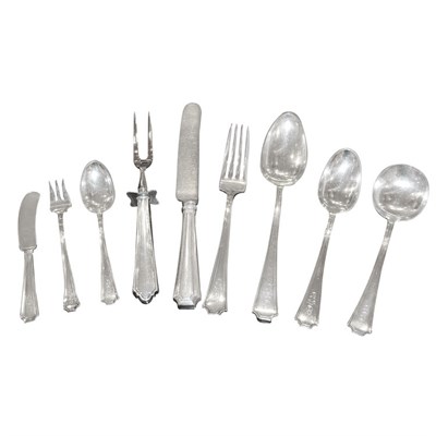 Lot 308 - Durgin Sterling Silver Flatware Service...