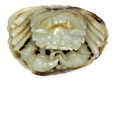 Lot 283 - Chinese Jade Figure of a Crab 18th Century...