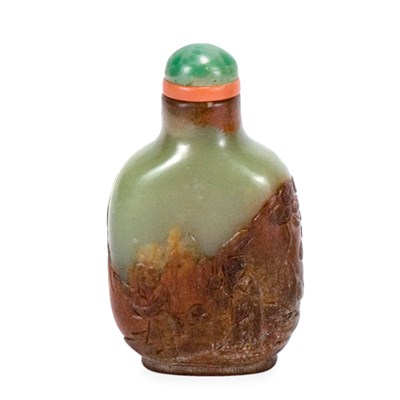 Lot 310 - Chinese Jade Snuff Bottle 18th Century Of...