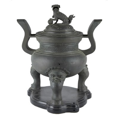 Lot 156 - Chinese Bronze Censer 18th/19th Century Of...
