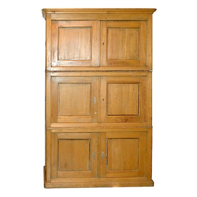 Lot 105 - Provincial Pine Cupboard Height 6 feet 5...