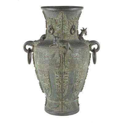 Lot 51 - Chinese Bronze Vase 18th Century Of archaic...