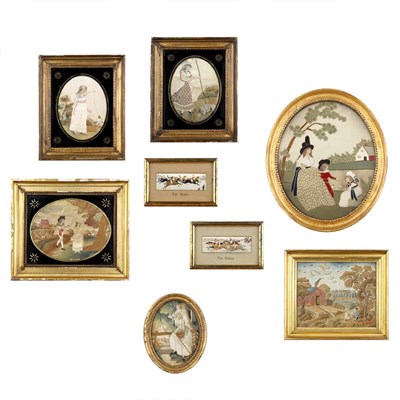 Lot 454 - Group of Nine English Wool and Silk...