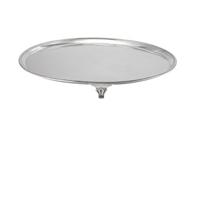 Lot 334 - George III Silver Footed Salver John Hutson,...