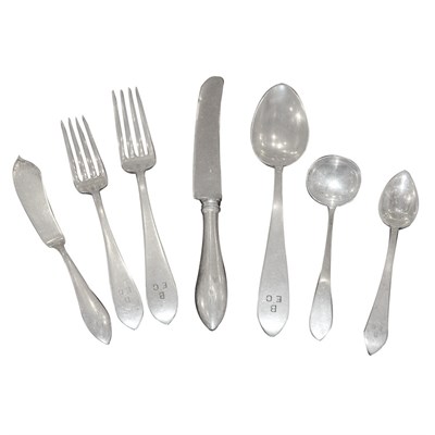 Lot 322 - Assembled Set of Sterling Silver Flatware...