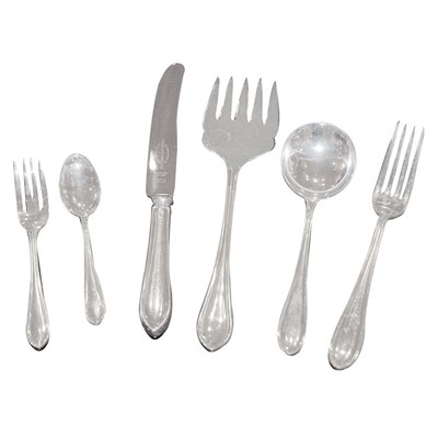 Lot 309 - Sheffield Silver Flatware Service...