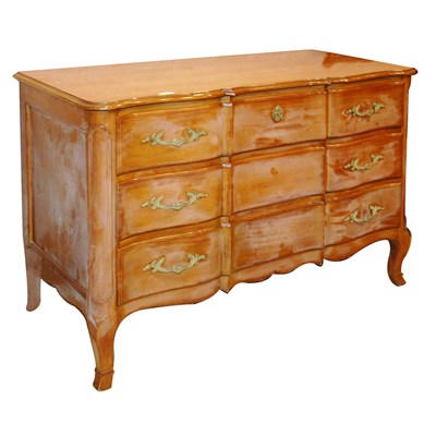 Lot 275 - Louis XV Style Fruitwood Commode Height 34 1/2...