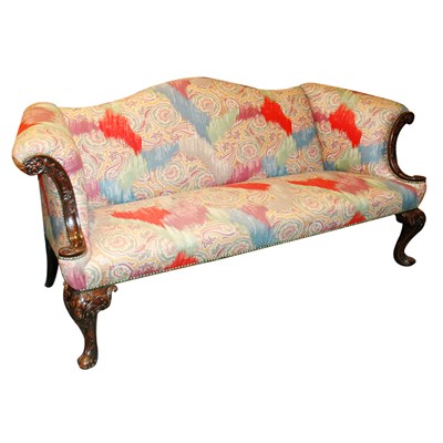 Lot 286 - George III Style Mahogany Settee Length 61...