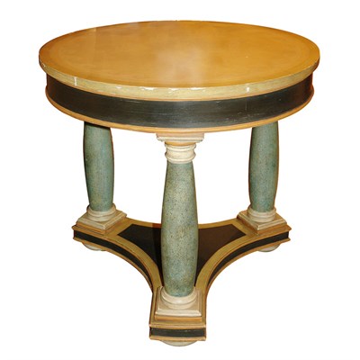 Lot 384 - Neoclassical Style Painted Wood Occasional...