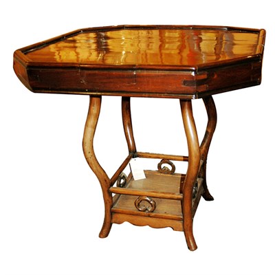 Lot 441 - Chinese Hardwood Mahjong Table Height 30 1/2...