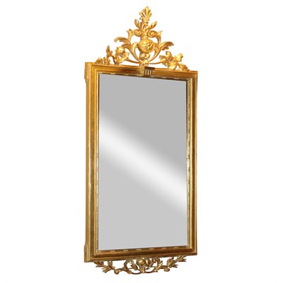 Lot 458 - Neoclassical Style Gilt-Wood Mirror Height 57...
