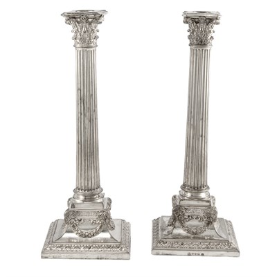 Lot 182 - Pair of Elkington & Co. Silver Plated...