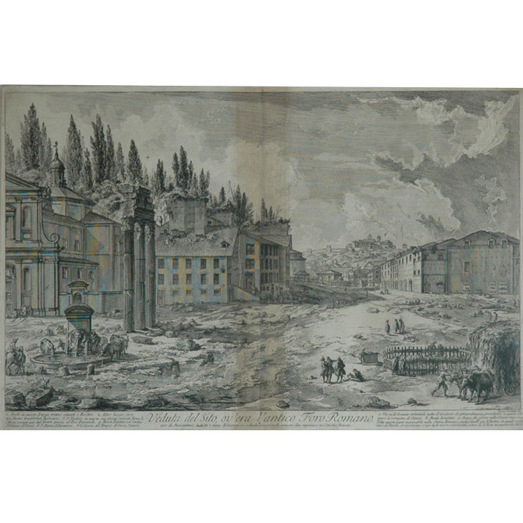 Lot 69 - Giovanni B. Piranesi VEDUTA DEL SITO, OV'ERA L'...