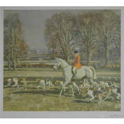 Lot 82 - After Sir Alfred J. Munnings [ON THE SCENT]...