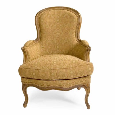 Lot 165 - Louis XV Style Fruitwood Bergere